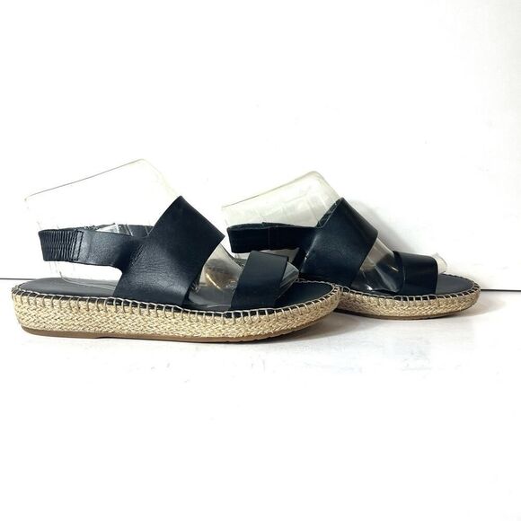 Cole Haan Pinch Grand.Os Womens 10B Comfort Casual Sandal Black Leather Open Toe - Picture 4 of 12